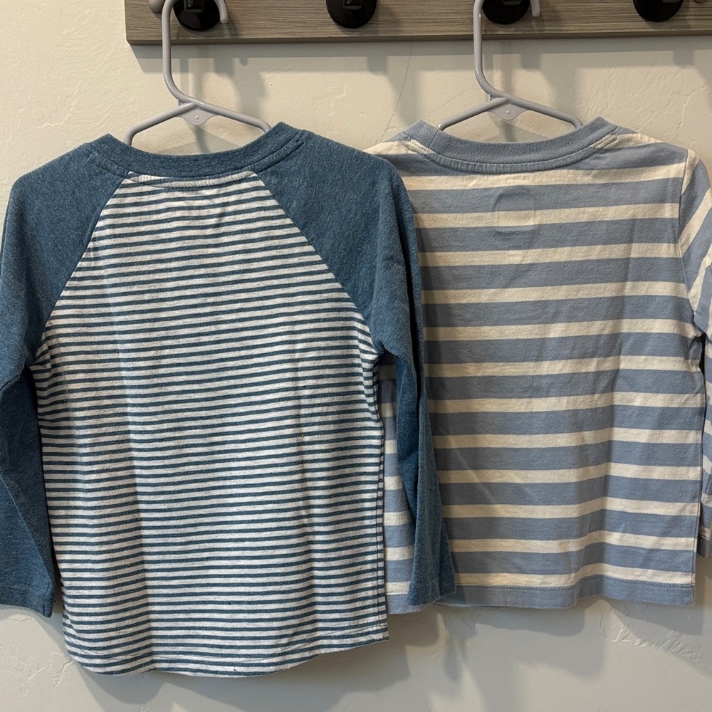 Toddler boy Striped Long Sleeve Tees - Picture 5 of 5